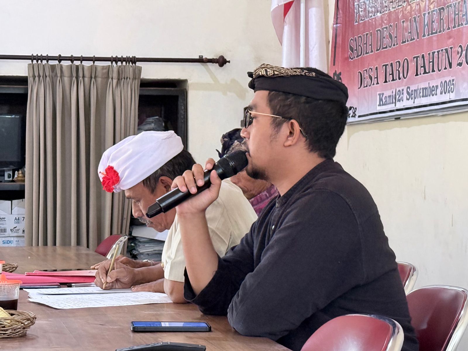 Surat Pernyataan Perbekel Taro Tidak Terlibat Tipikor